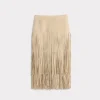 Rhiannon Fringe Skirt :: Bone