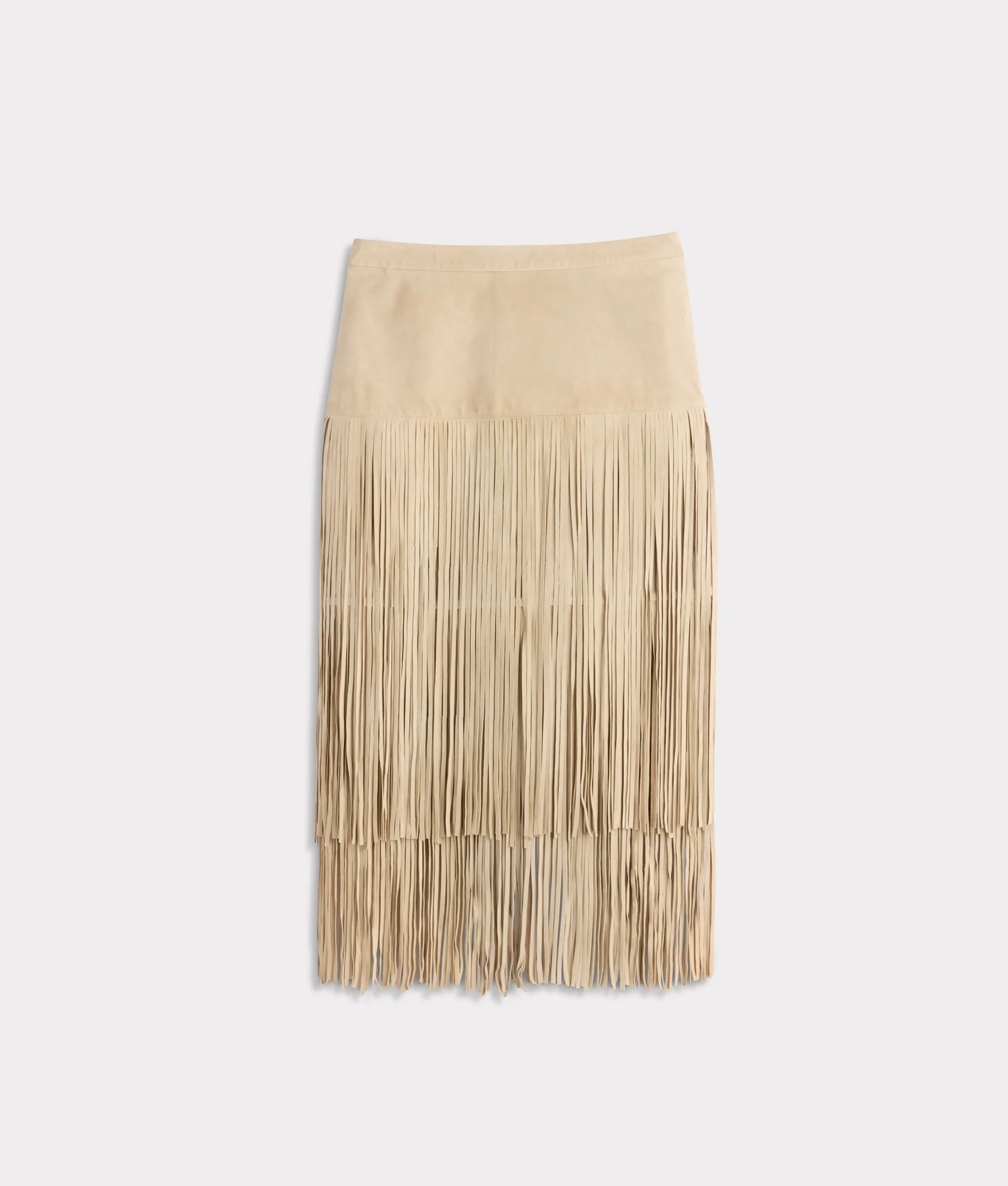 Rhiannon Fringe Skirt :: Bone