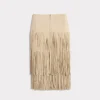 Rhiannon Fringe Skirt :: Bone