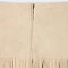 Rhiannon Fringe Skirt :: Bone