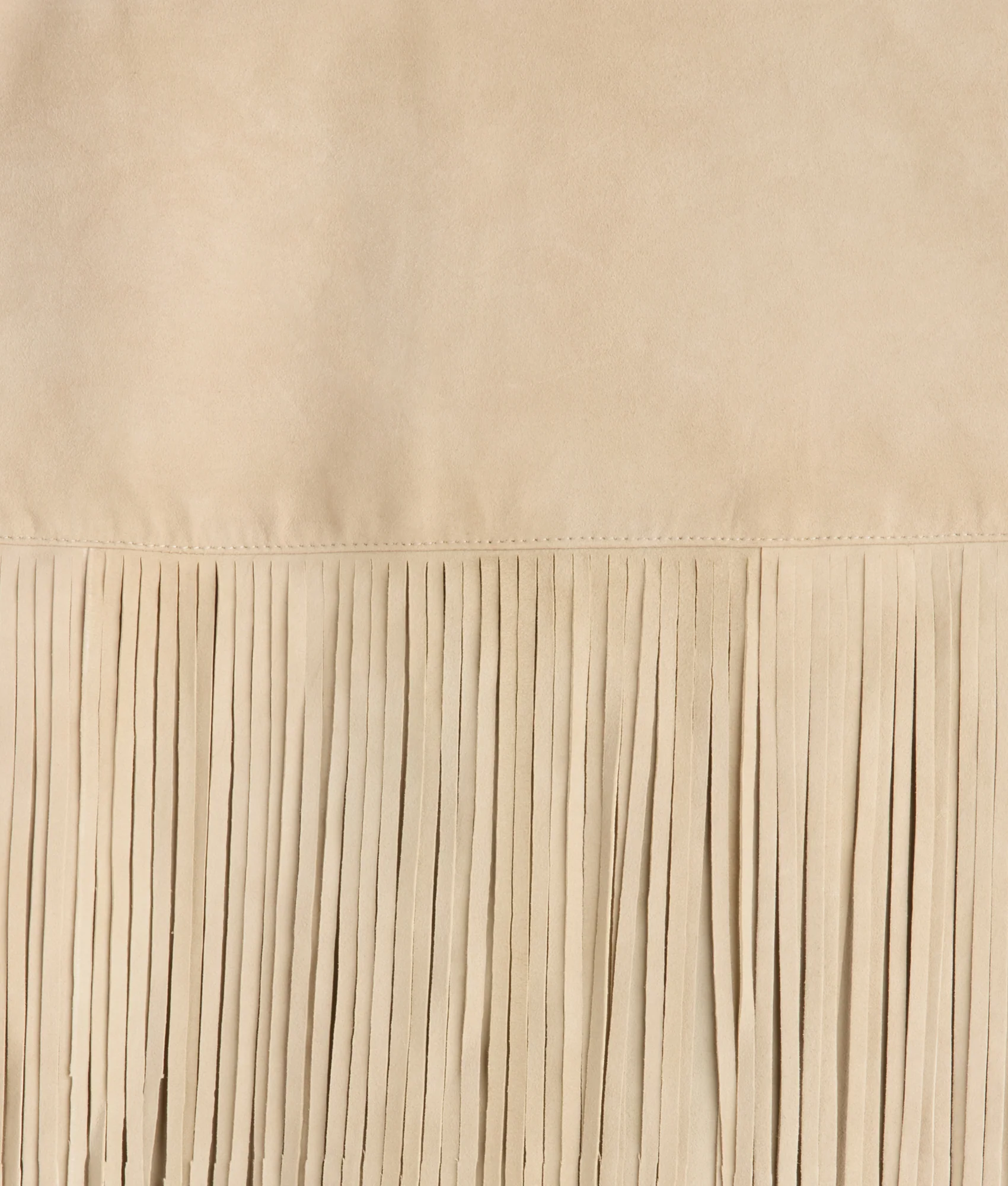 Rhiannon Fringe Skirt :: Bone