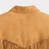 Maverick Fringe Jacket :: Tan