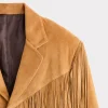 Maverick Fringe Jacket :: Tan