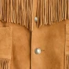 Maverick Fringe Jacket :: Tan