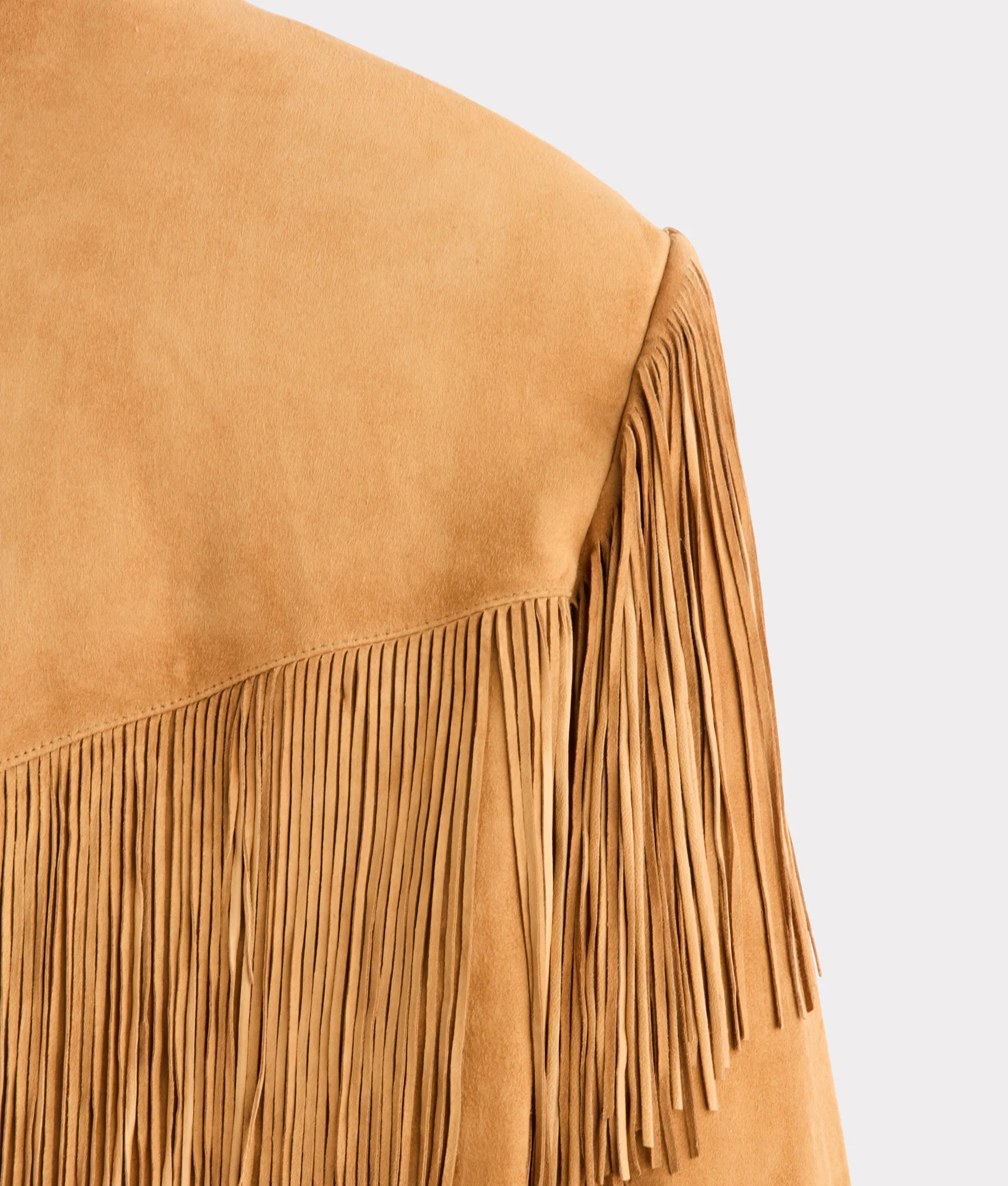 Maverick Fringe Jacket :: Tan