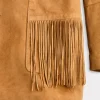 Maverick Fringe Jacket :: Tan