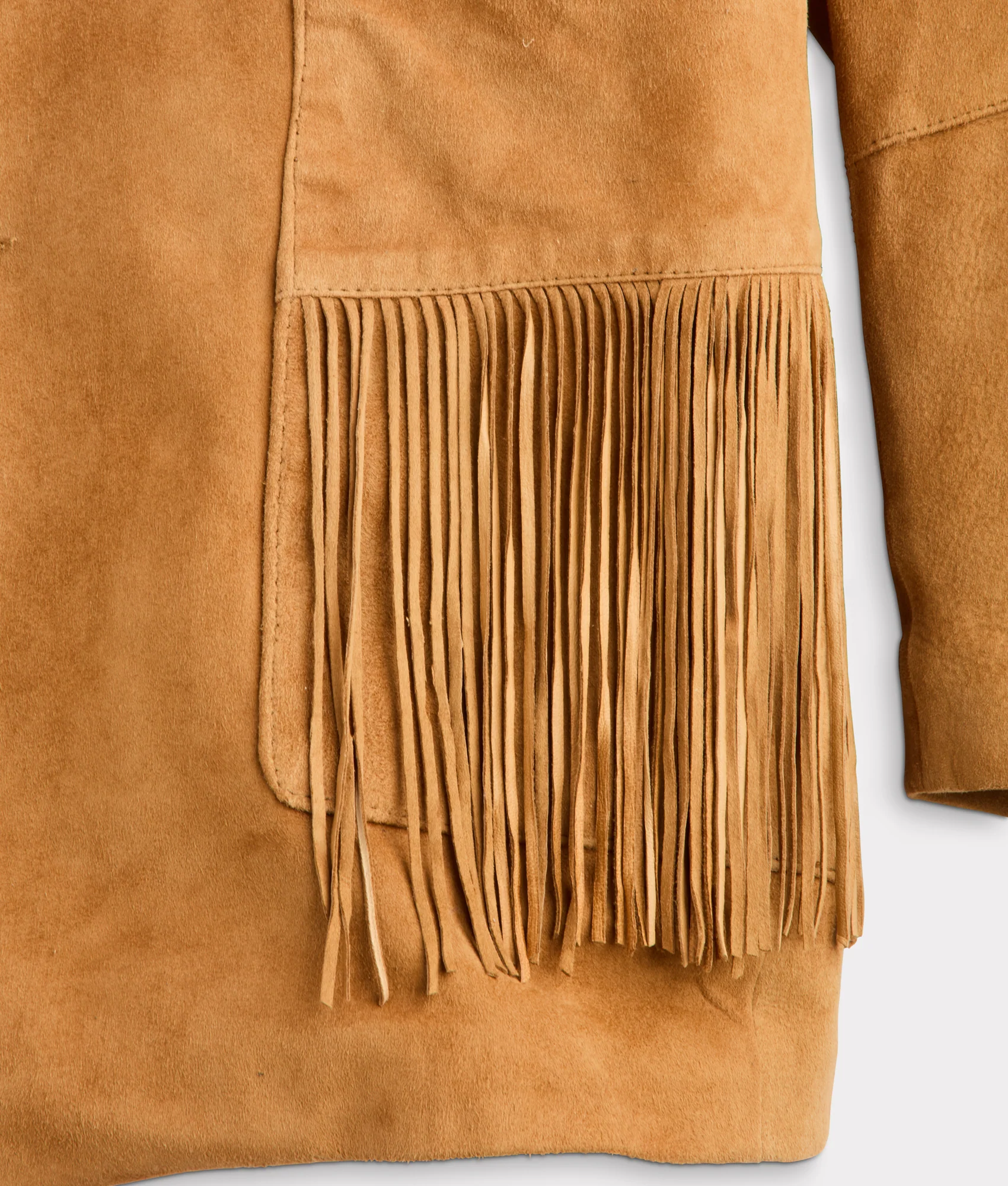 Maverick Fringe Jacket :: Tan