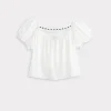 Arabella Bow Blouse :: White And Black
