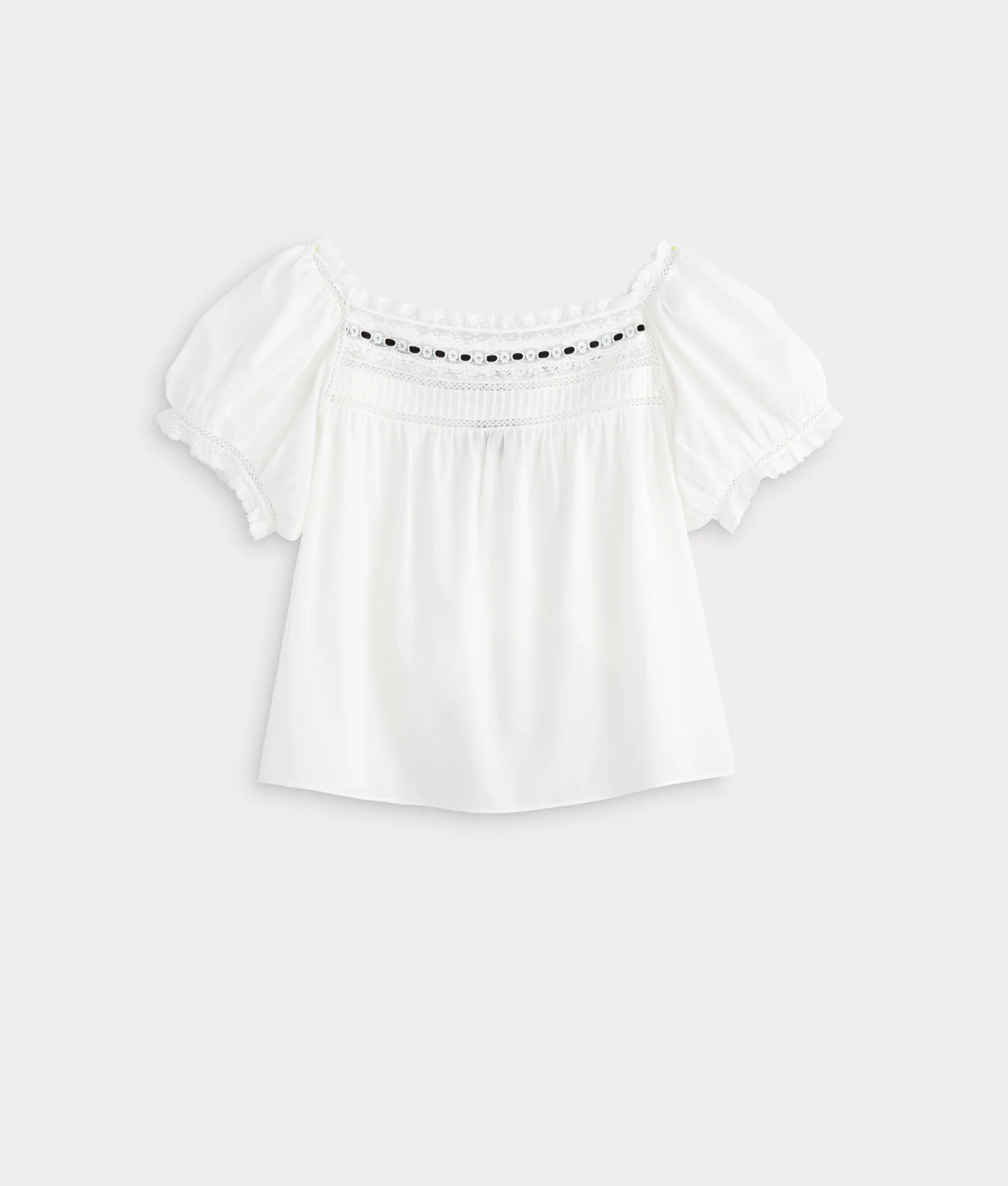 Arabella Bow Blouse :: White And Black
