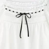 Arabella Bow Blouse :: White And Black