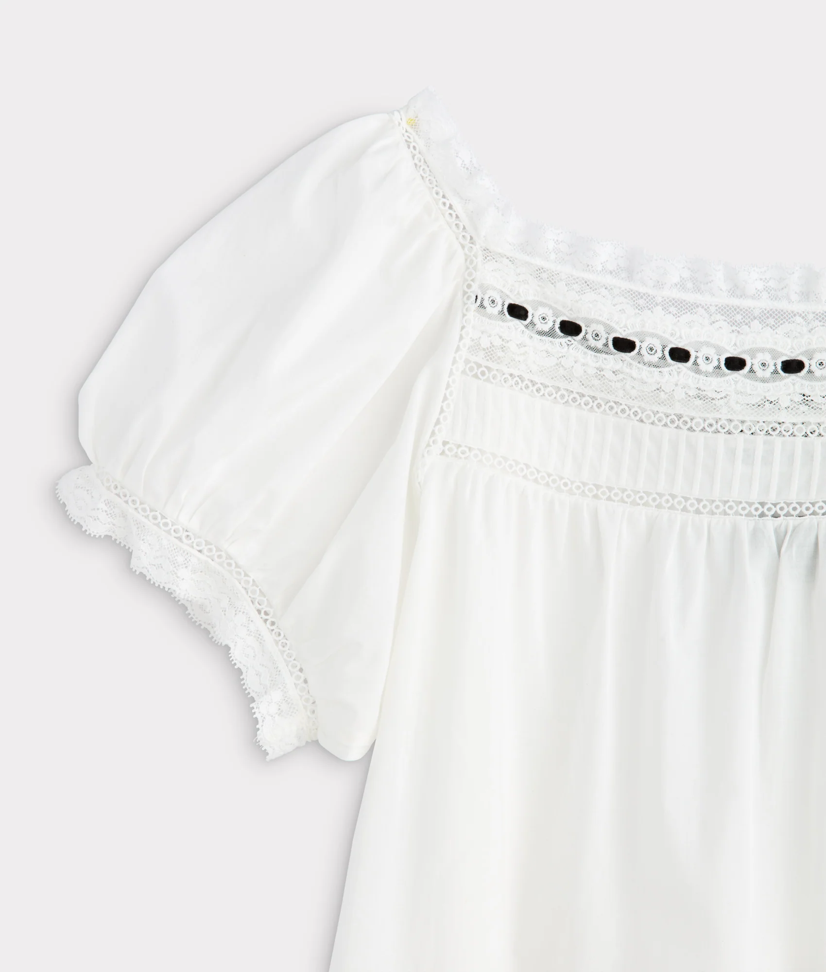 Arabella Bow Blouse :: White And Black