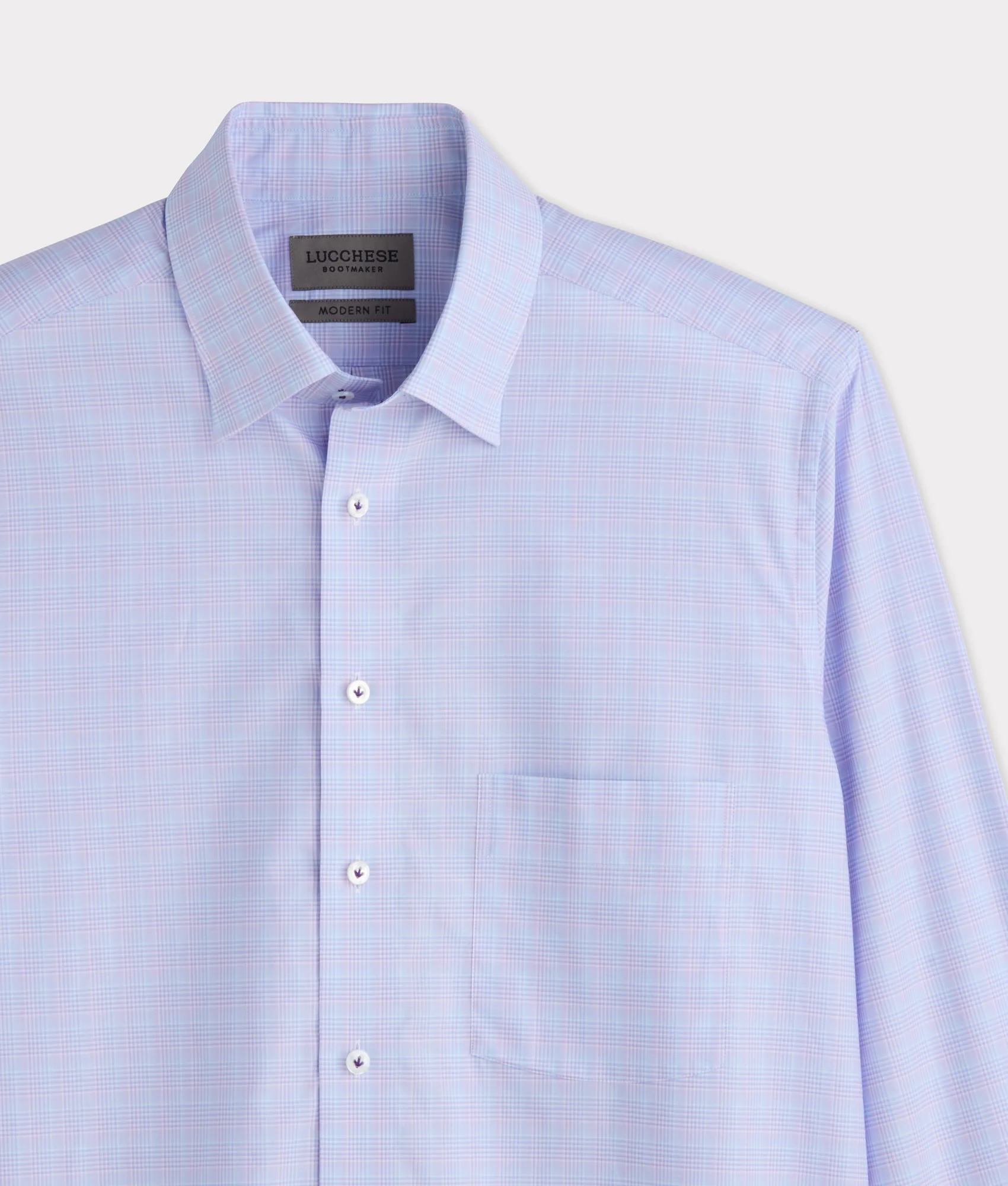 San Antonio Modern Fit :: Lavender Plaid
