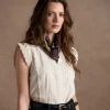 Sutton Pintuck Blouse :: White