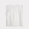 Sutton Pintuck Blouse :: White