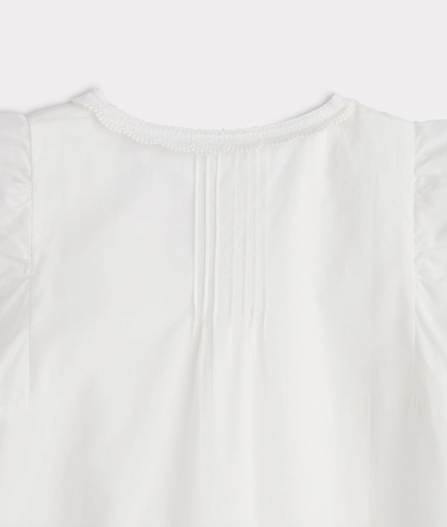 Sutton Pintuck Blouse :: White