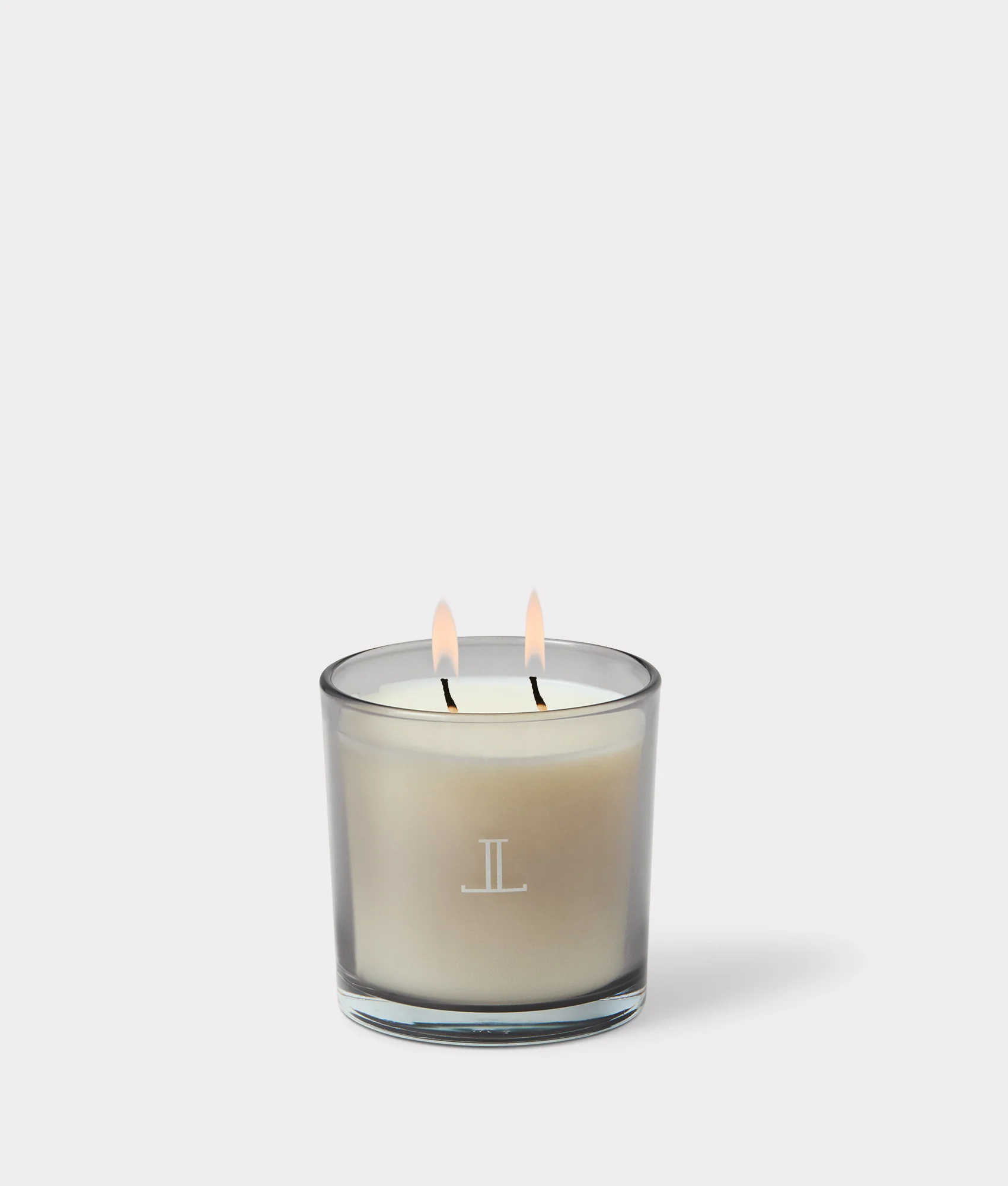 Burnished Teak Double Wick Candle :: Burnished Teak