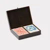 Mirrored L Playing Card Case :: Iron