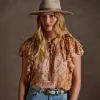 Marley Georgette Blouse :: Pastel