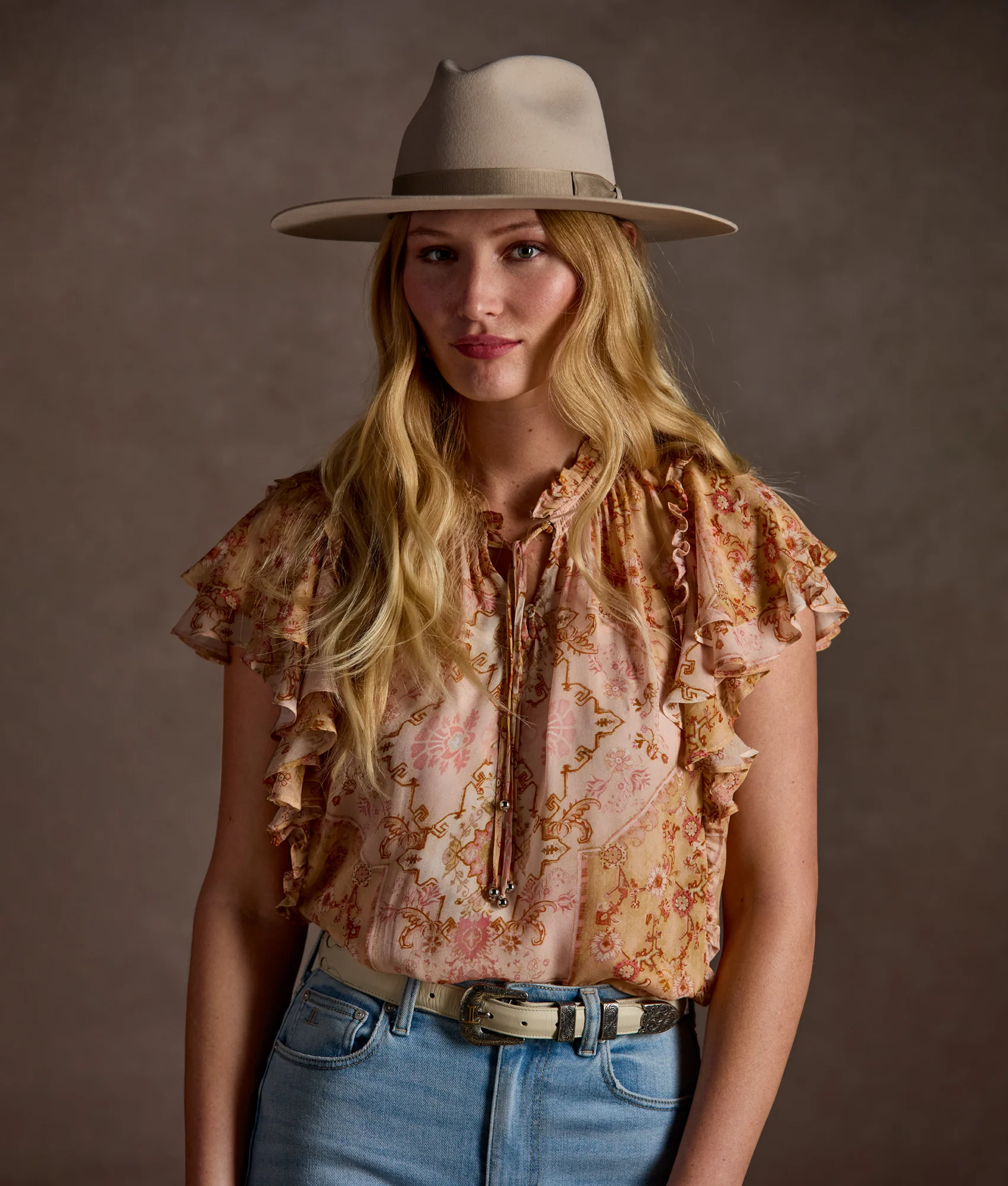 Marley Georgette Blouse :: Pastel