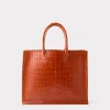 Large Alice Exotic Book Tote :: Honey