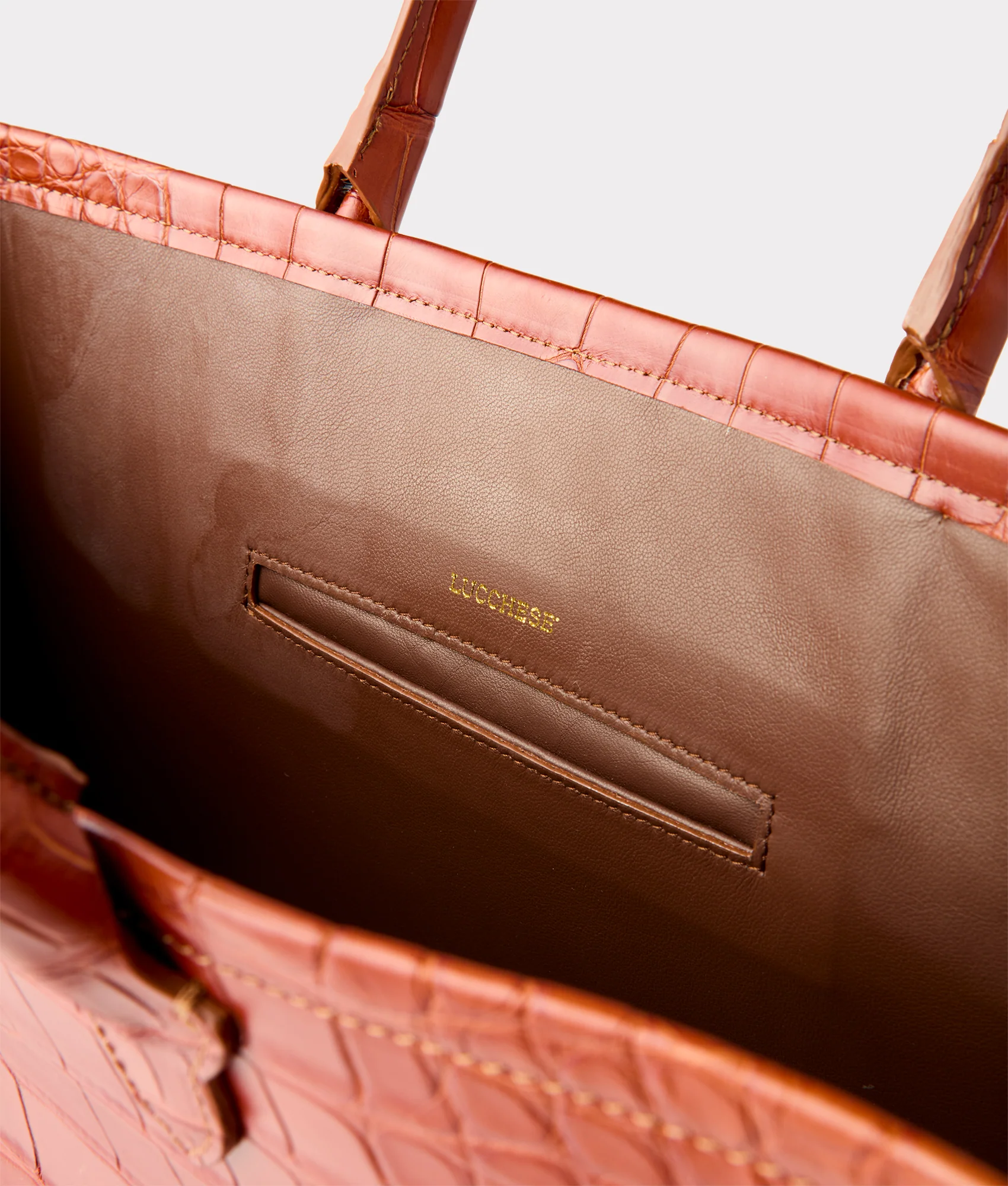 Large Alice Exotic Book Tote :: Honey