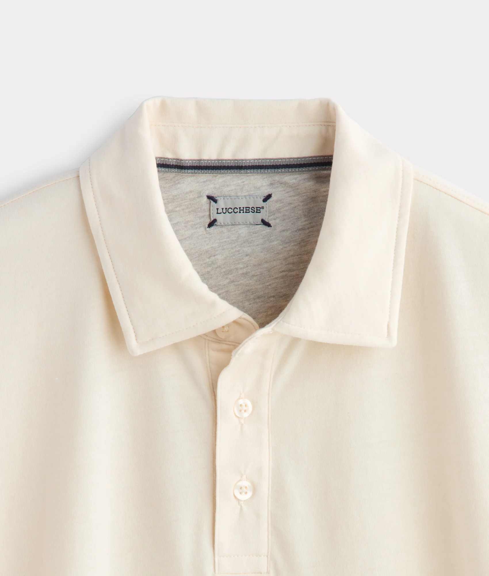 6249-lucchese-pima-blend-polo-cream-3.webp Lucchese Pima Blend Polo :: Cream