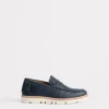 Ridgeline Exotic Penny Loafer :: Navy