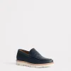 Ridgeline Exotic Penny Loafer :: Navy