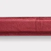 Women's Mirrored L Belt :: Wine