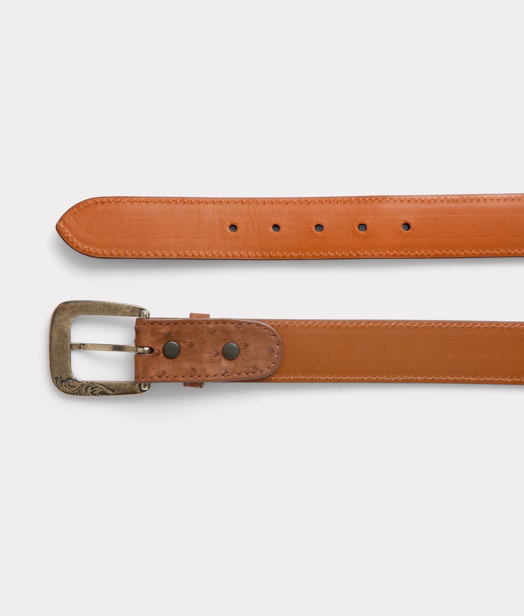 Straight Shooter Belt :: Tobacco