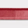 Women's Mirrored L Belt :: Tristan Red