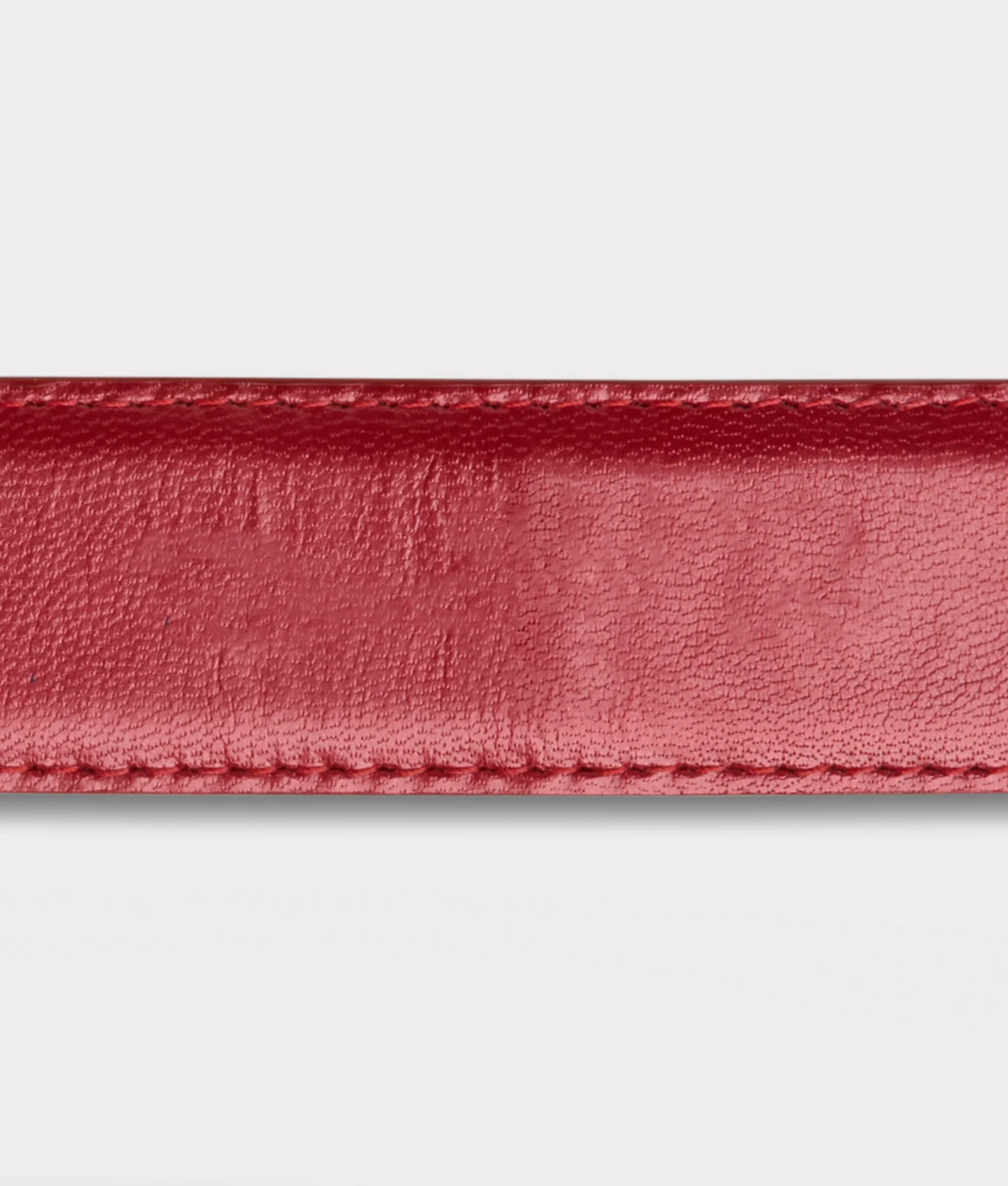 Women's Mirrored L Belt :: Tristan Red