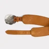 Trophy Buckle Belt :: Light Tan