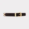 Italian 3 Piece Belt :: Chocolate