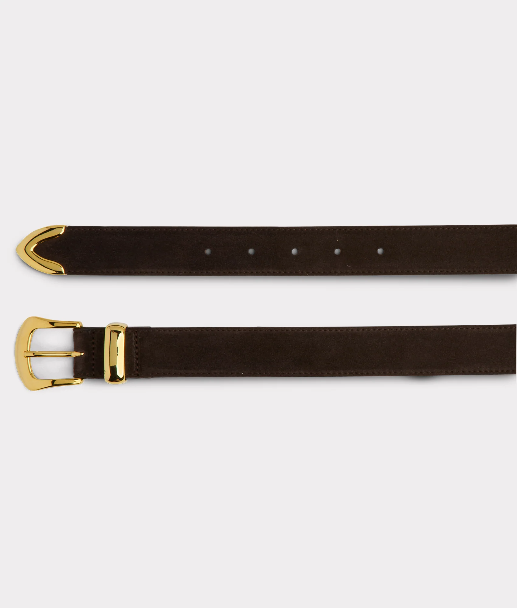 Italian 3 Piece Belt :: Chocolate