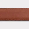 Women's Mirrored L Belt :: Tan