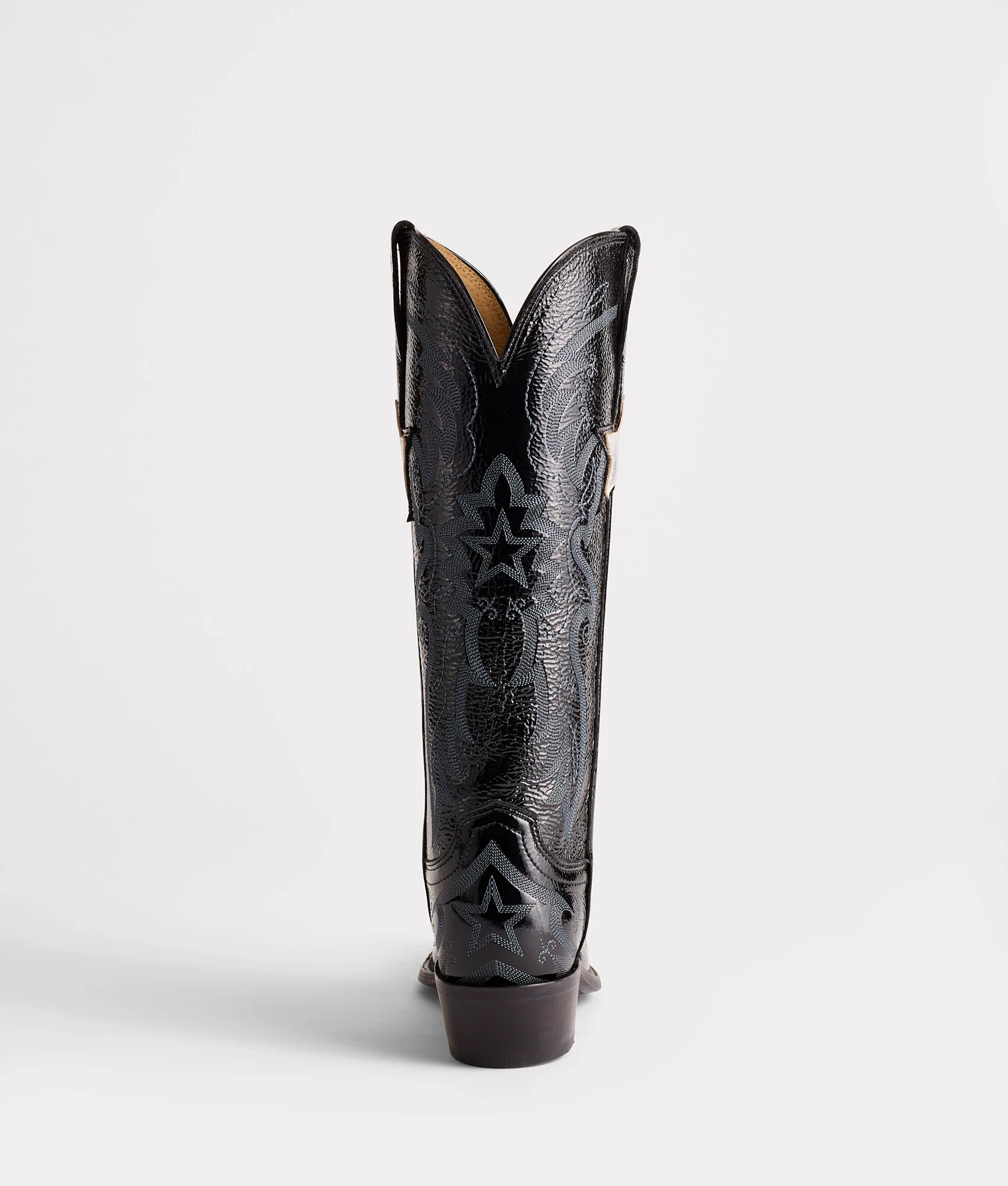 Gina :: Crinkle Patent Black