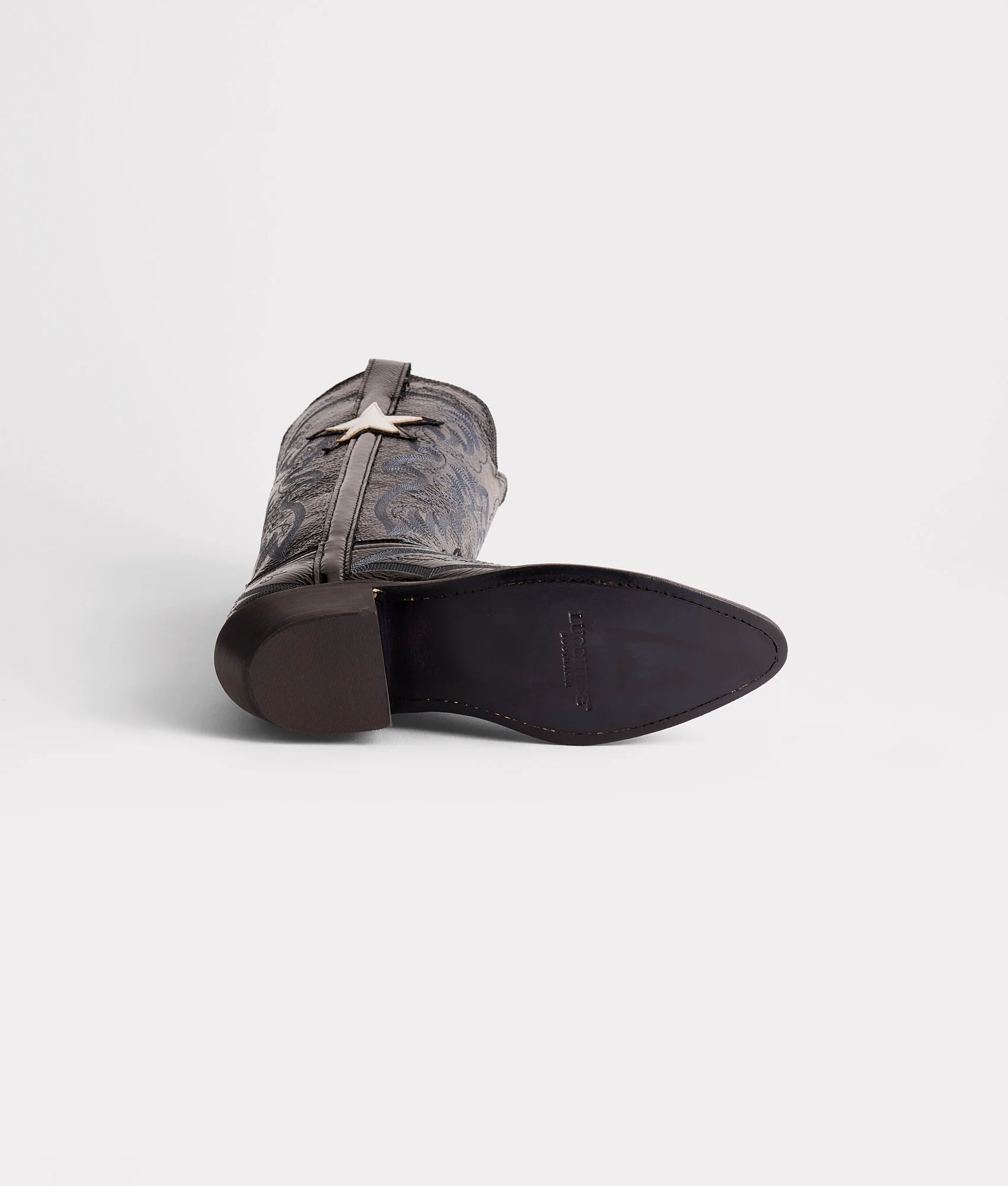 Gina :: Crinkle Patent Black