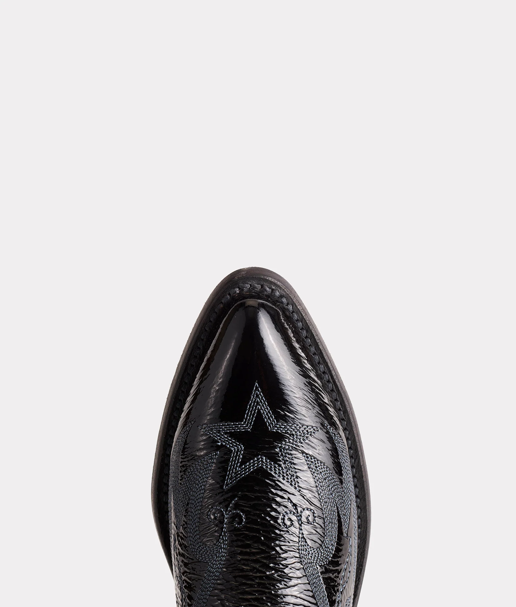 Gina :: Crinkle Patent Black