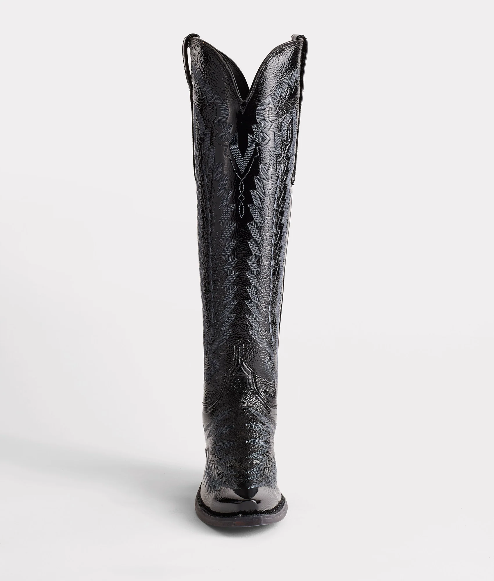 Priscilla :: Crinkle Patent Black