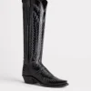 Priscilla :: Crinkle Patent Black