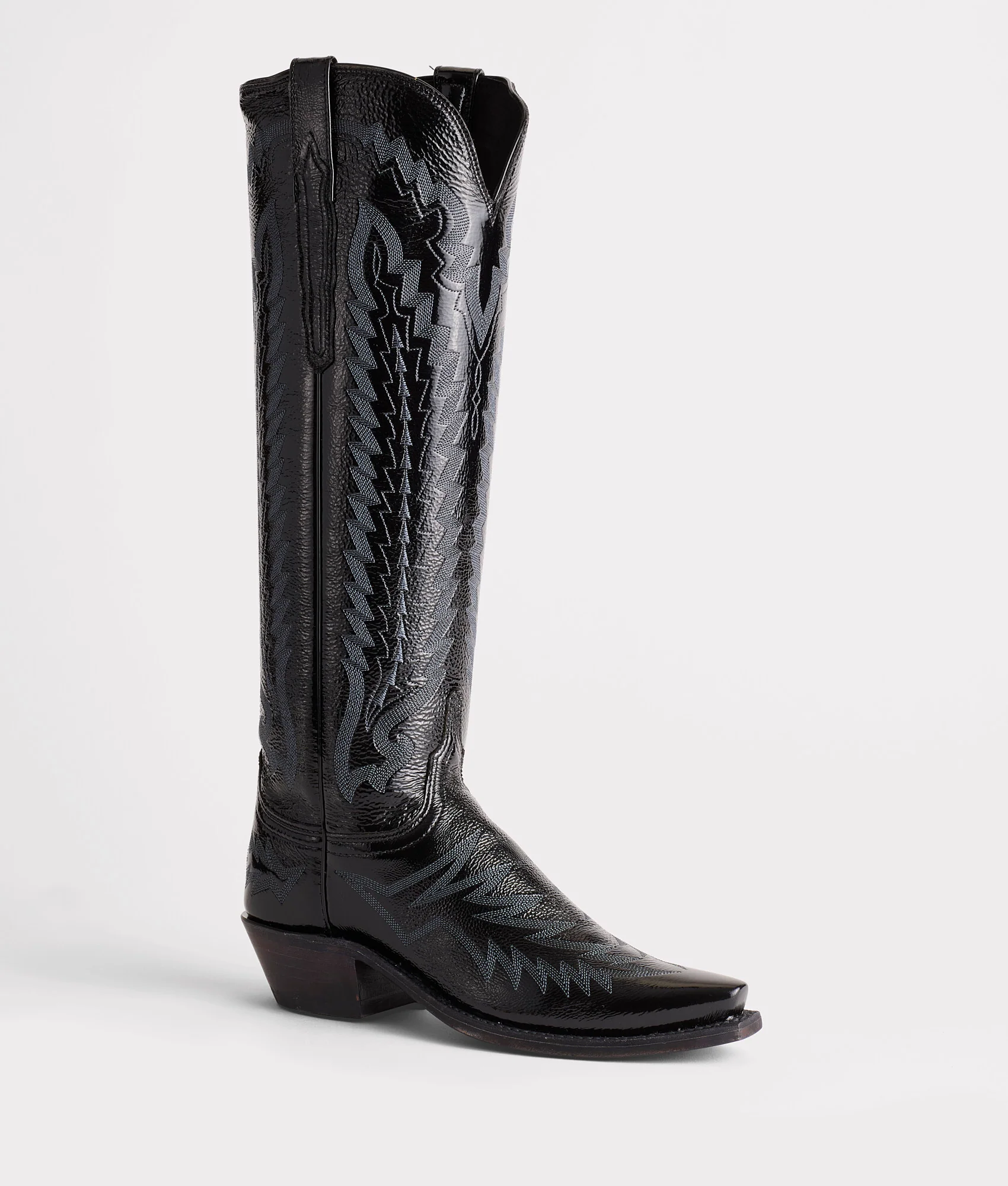 Priscilla :: Crinkle Patent Black