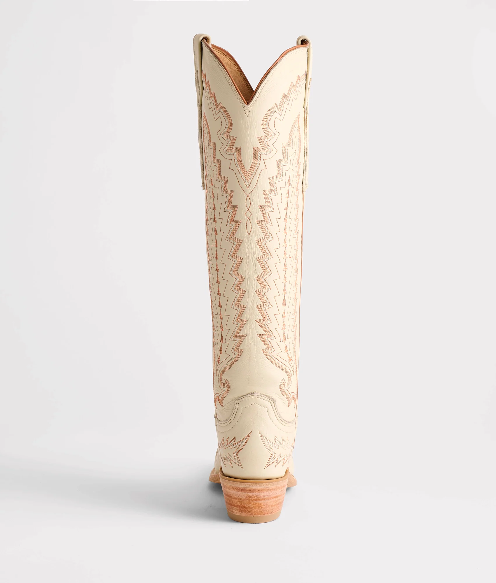 Priscilla :: Glitz Cream W/ Burnt Orange Stitching