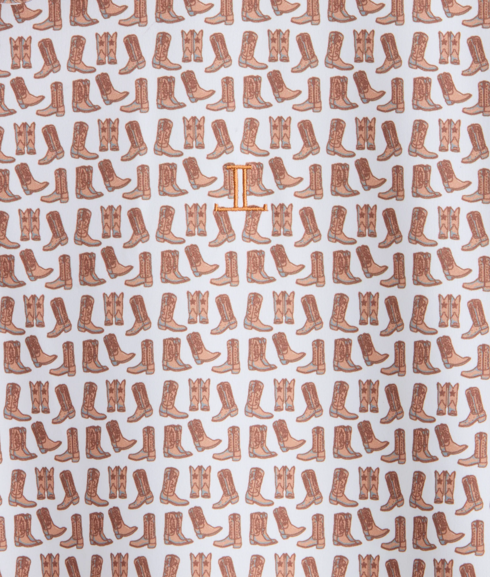 Lucchese Golf Polo :: Barnwood