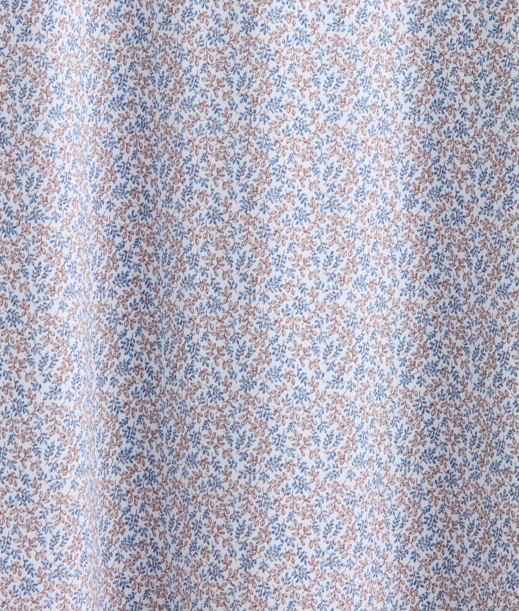 Lucchese Golf Polo :: Brown And Blue Floral