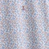 Lucchese Golf Polo :: Brown And Blue Floral
