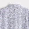 Lucchese Golf Polo :: Brown And Blue Floral