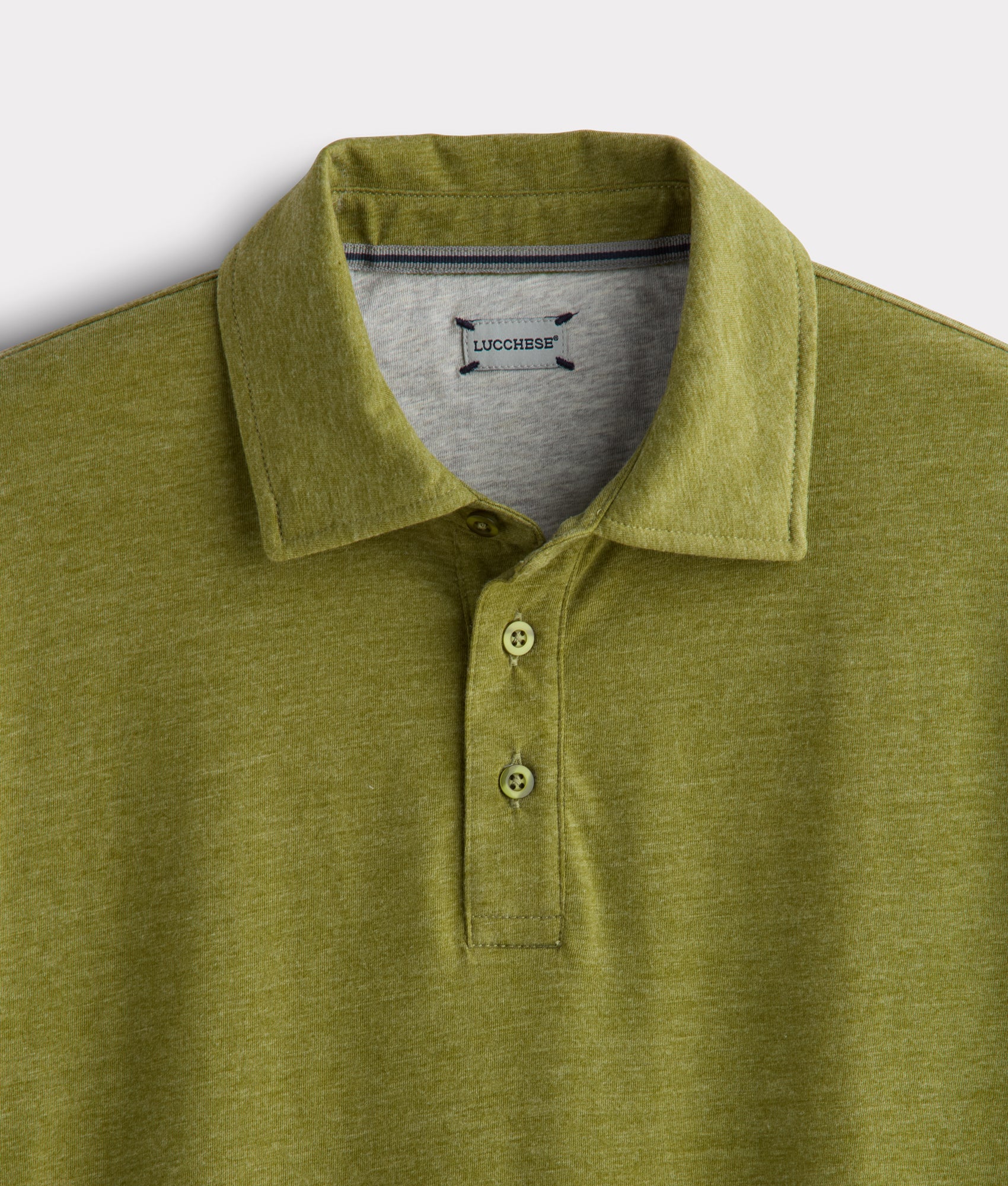 7277-lucchese-pima-blend-polo-olive-3.jpg Lucchese Pima Blend Polo :: Olive