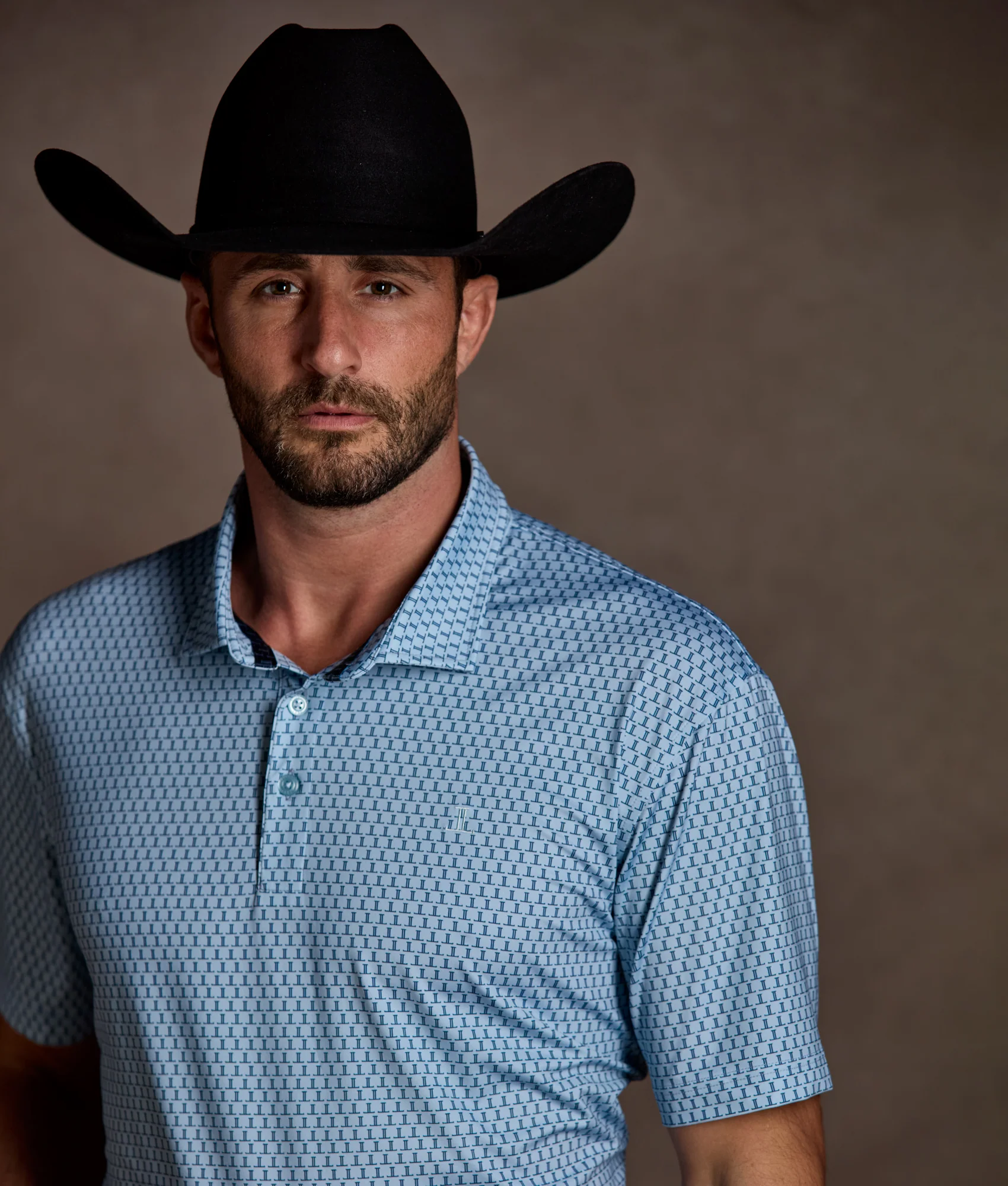 Lucchese Golf Polo :: Turquoise