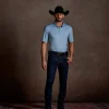 Lucchese Golf Polo :: Turquoise